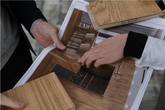 How are architectural facades used in urban design