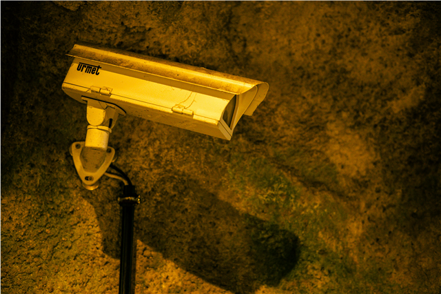 How do CCTV cameras help in monitoring construction sites