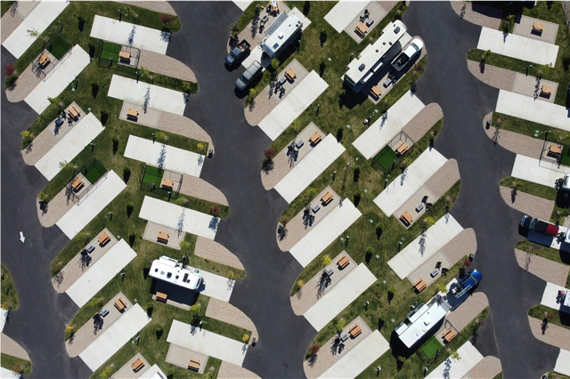 How is an RV used as a mobile home for full-time living and travel?