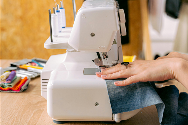 How is corduroy fabric used in making casual trousers and jackets?