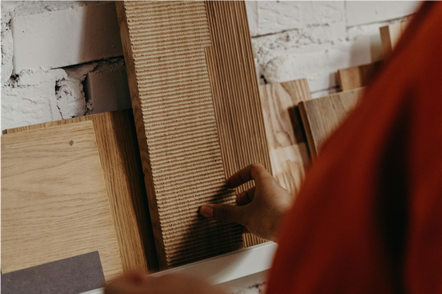 How is wood used in modern architectural construction?
