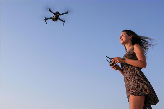 What are the uses of drones in aerial photography and videography?