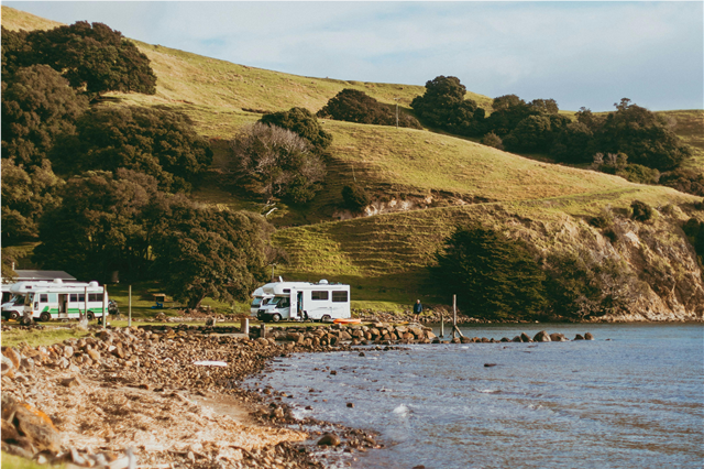 What are the uses of recreational vehicles in providing accommodation during festivals?